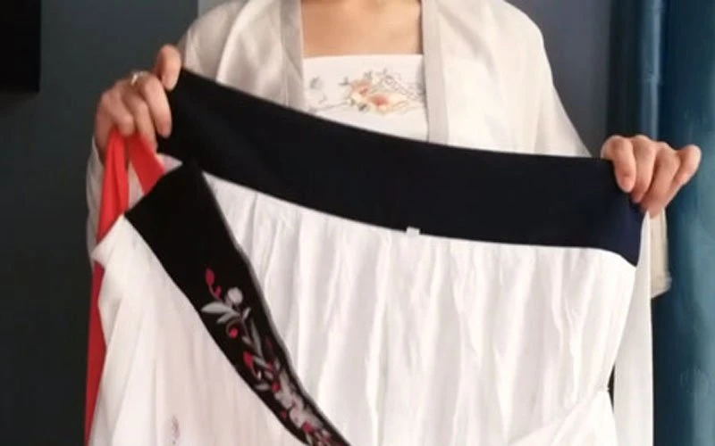 How to Wear Chest Ruqun Hanfu-1