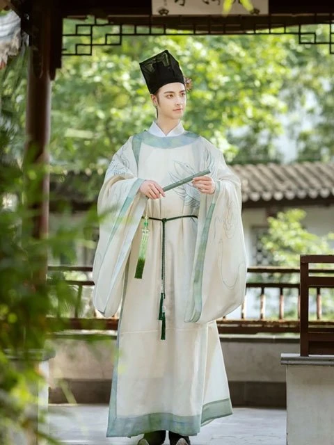 Chinese Traditional Costume - Lanshan for Scholars-7