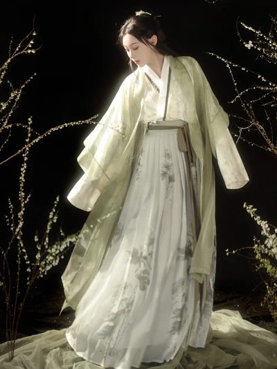 10 Gorgeous Green Hanfu Set for Summer-28