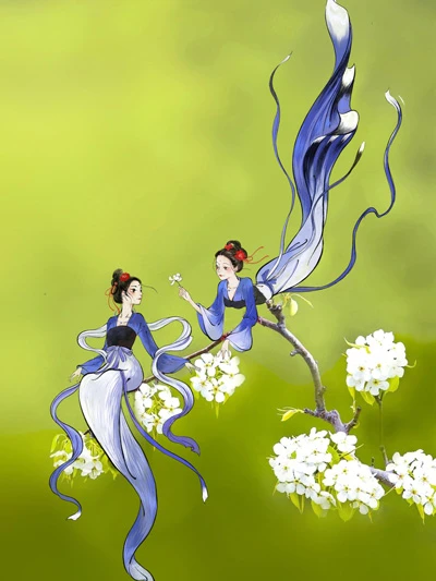 New Chinese Style Illustration - Anything Can Be Anthropomorphized Into Painting-22