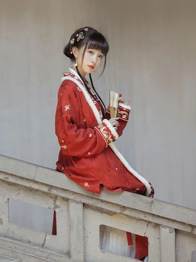 10 Must-have Hanfu Warm Long Beizi for Winter-18