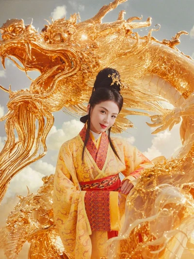 2024 Spring Festival Gala Highlight: Nian Jin - Traditional Hanfu and Ornate Designs-5