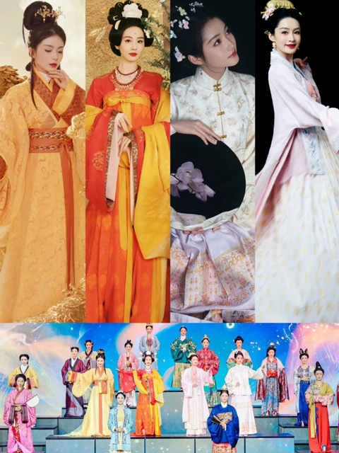 2024 Spring Festival Gala Highlight: Nian Jin - Traditional Hanfu and Ornate Designs-1