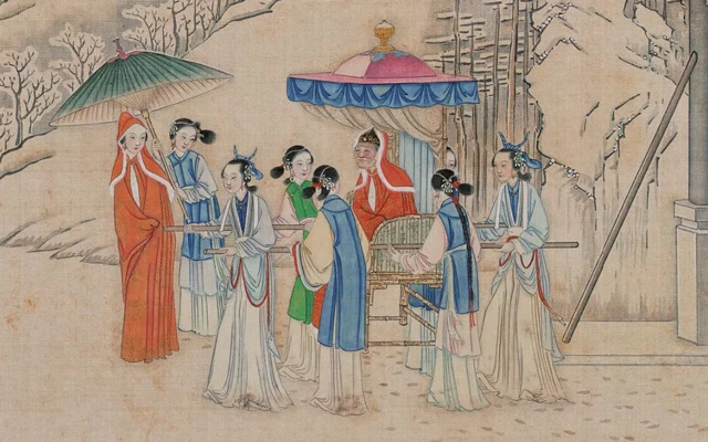 How the Ancient Chinese Wear to Stay Warm in the Winter-15