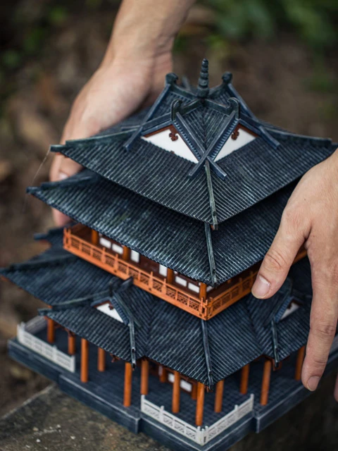 Recreating Chinese Architecture through Ingenious Building Blocks-9