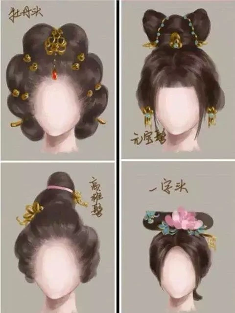 Chinese Historical fashion Items for Tang Dynasty Women-5