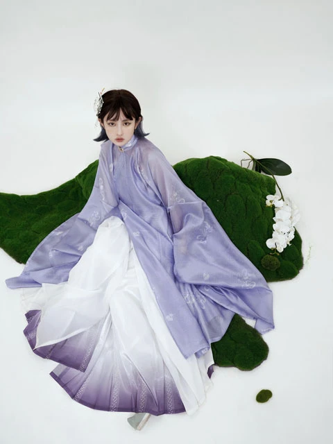 How to Match Pantone's Color of 2022 - Very Peri in Your Hanfu-12