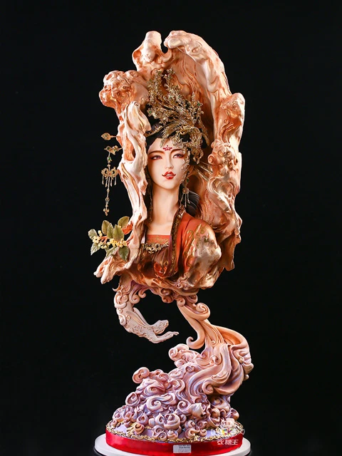 Creative Combination - Chinese Ancient Beauty and Hanfu in Fondant Cakes-28