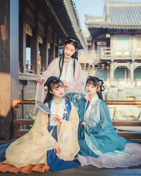 Chinese Girls Hanfu Style Suitable for Spring-4