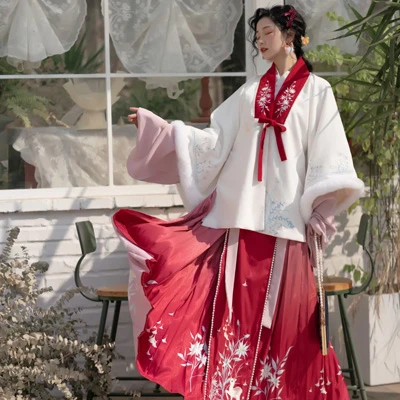 7 Cute and Comfy Winter Hanfu Outfits in 2022-14