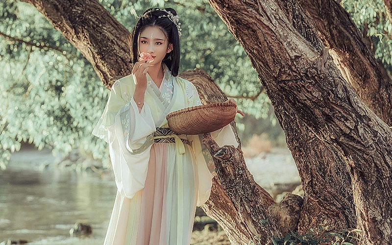 10 Gorgeous Green Hanfu Set for Summer