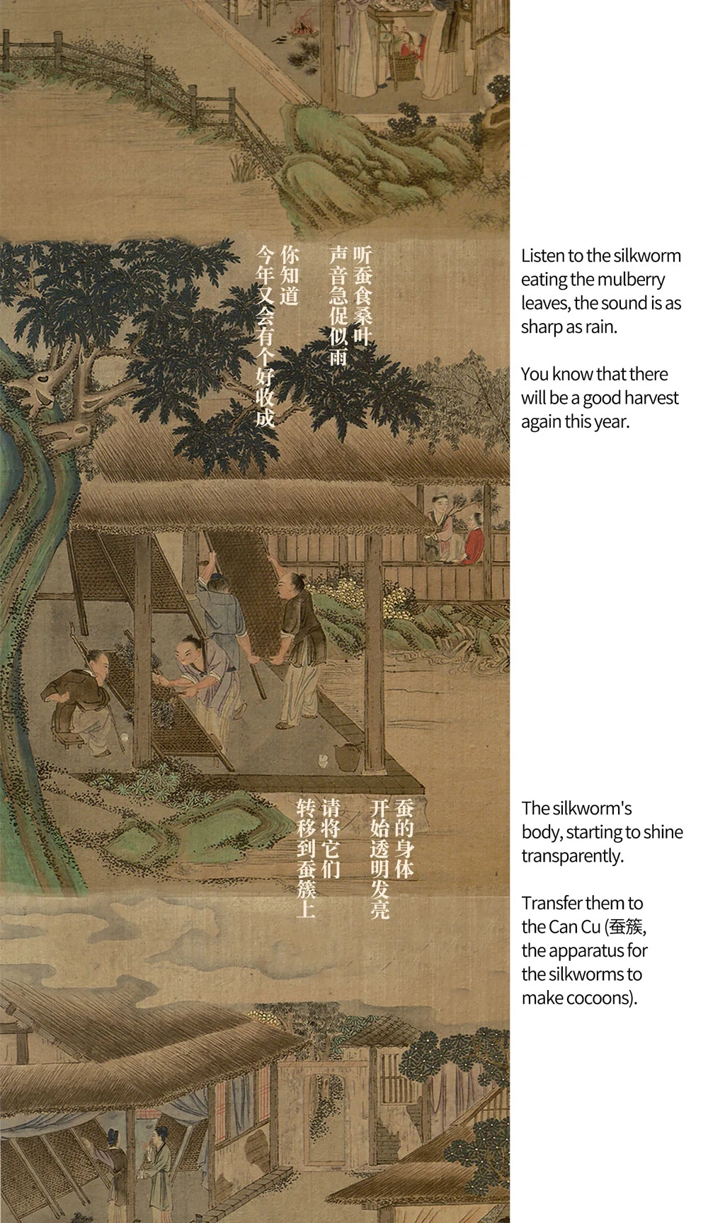 A Long Painting about Chinese Silk Production-5