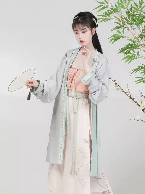 4 Beauty Chinese Girl Costume for Beginners | Song Style Hanfu-7