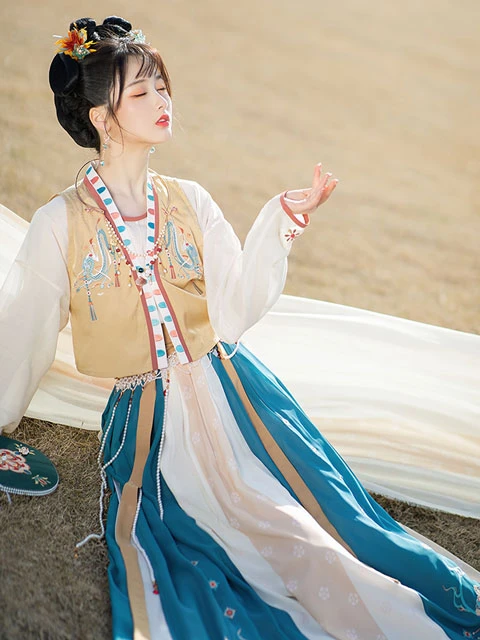 8 Different Styles of Tang Style Hanfu for Girls-25