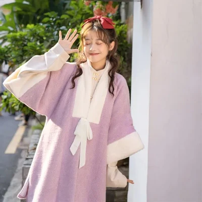 7 Cute and Comfy Winter Hanfu Outfits in 2022-4