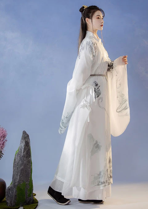 4 Sets of Martial Arts Style Hanfu for Girls-12