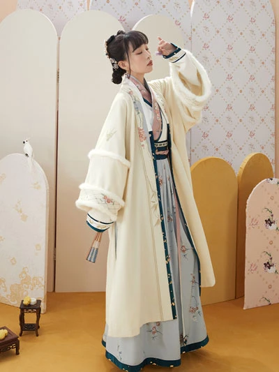 10 Must-have Hanfu Warm Long Beizi for Winter-6