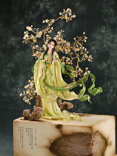 Creative Combination - Chinese Ancient Beauty and Hanfu in Fondant Cakes-5