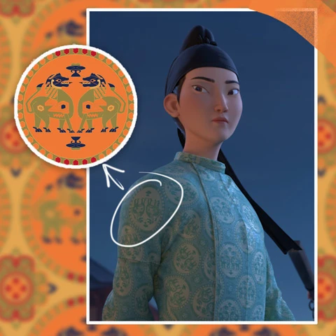 A Fashion Journey Through Chang An: Exquisite Hanfu Traditional Motifs in the Movie-4