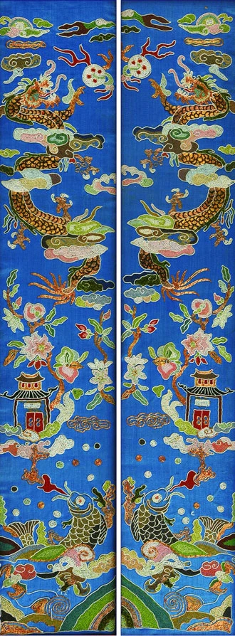 History of Cuff Embroidery in Qing Dynasty Clothing - Wanxiu-3