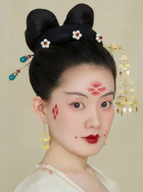 History of Makeup & Hairstyle in the Sui, Tang and Five Dynasties-17