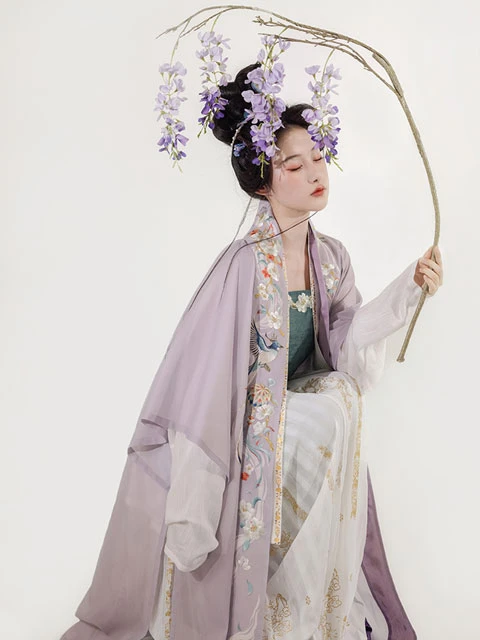 How to Match Pantone's Color of 2022 - Very Peri in Your Hanfu-15