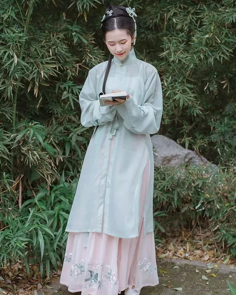 A Chinese Style Hanfu Suitable for Winter - Changshan-6