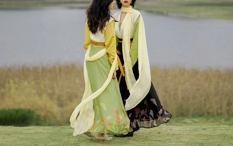 10 Gorgeous Green Hanfu Set for Summer-30