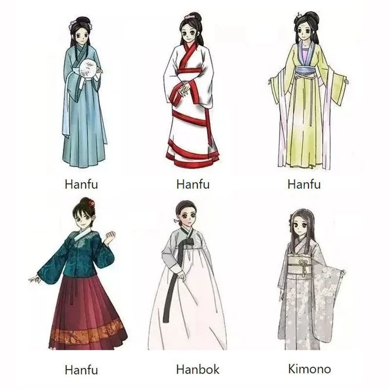 The Difference between Hanfu Kimono and Hanbok-1