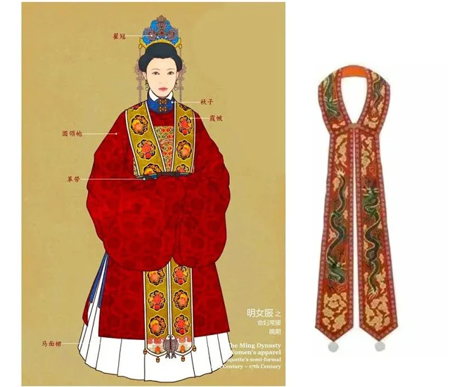 Hanfu Daxiushan - Chinese Traditional Aristocratic Style Dress-9