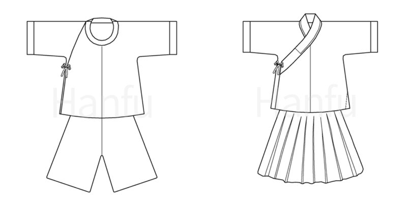 Hanfu Making(13) - Improved Hanfu Cutting & Sewing Patterns-1