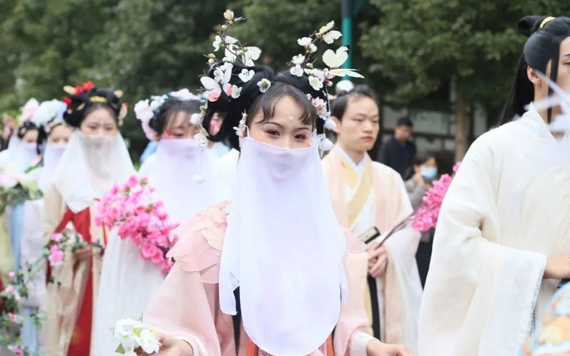 Sichuan's 2nd Hanfu Flower Festival will be opened on March 18-1