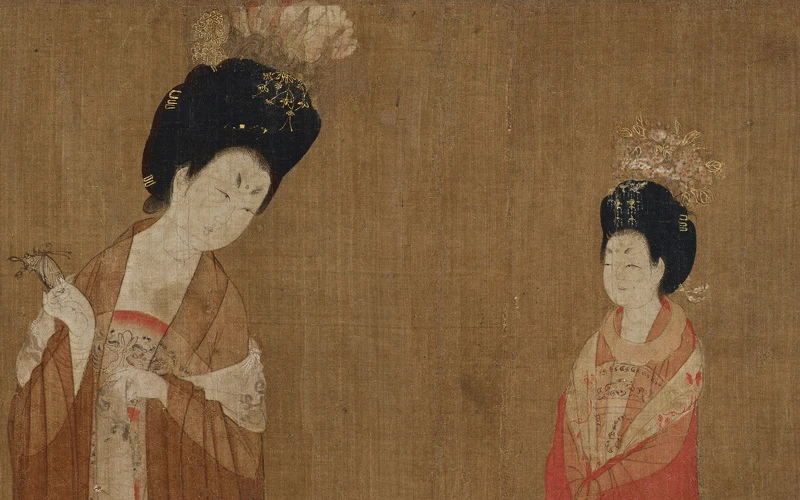 Unveiling Tang Dynasty Fashion Through Court Ladies Adorning Their Hair with Flowers-8