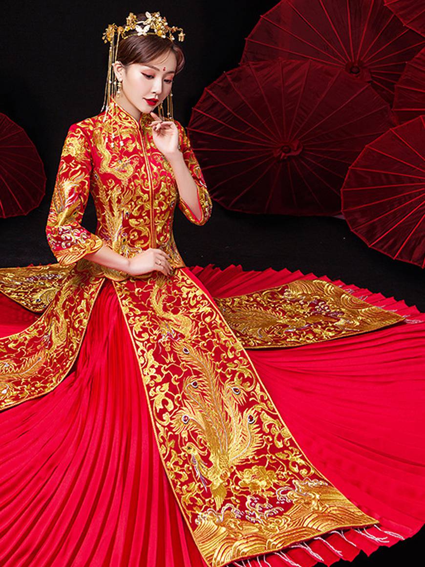 6 Classic Chinese Wedding Dresses-5