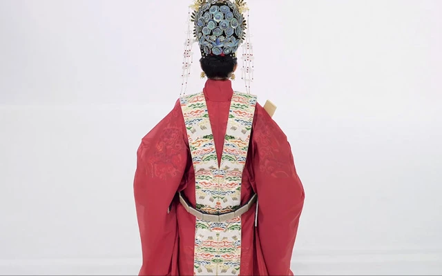 Detail of Royal Hanfu Dress for Ming Dynasty Noble Women-4