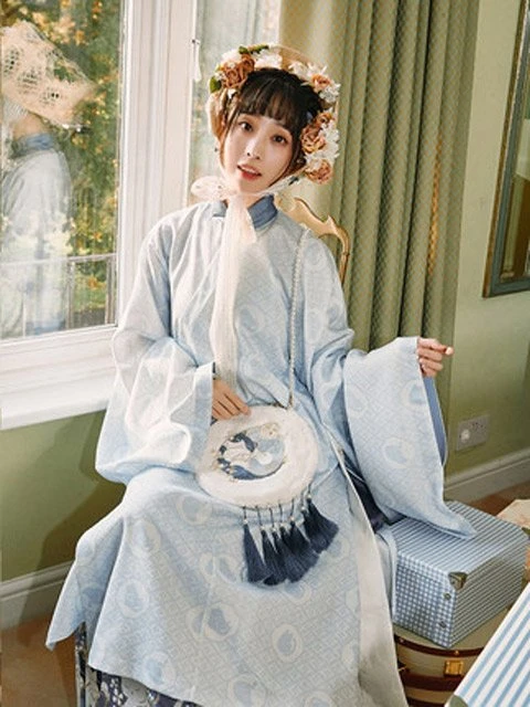 How Beautiful is Blue Hanfu in Traditional Chinese Hanfu?-22