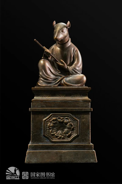 High-end Chinoiserie Statue Pioneer - Infinity Studio-11