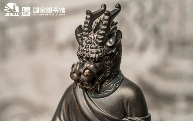 High-end Chinoiserie Statue Pioneer - Infinity Studio-14