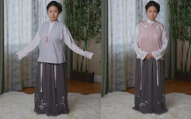 How to Wear Hanfu (5) – Hanfu Vests: Bijia-23