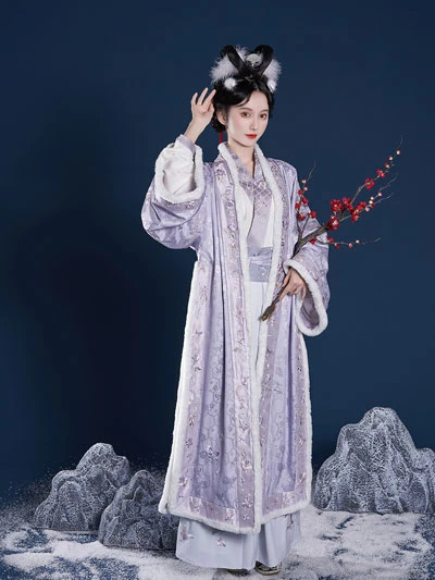 10 Must-have Hanfu Warm Long Beizi for Winter-26