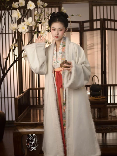 10 Must-have Hanfu Warm Long Beizi for Winter-23