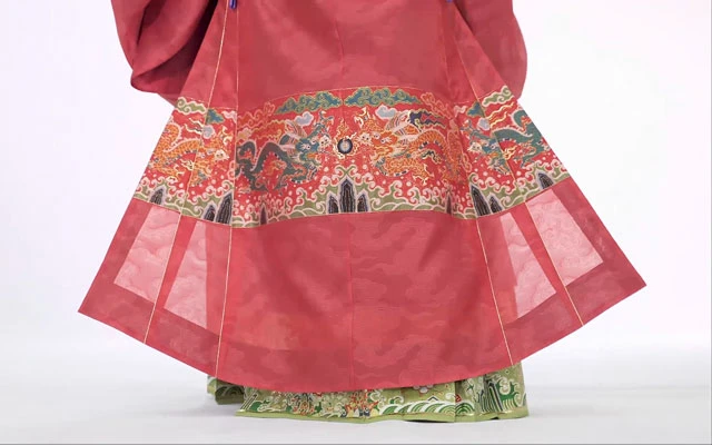 Detail of Royal Hanfu Dress for Ming Dynasty Noble Women-15