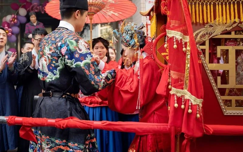 Introduction of Chinese Traditional Hanfu Wedding-6