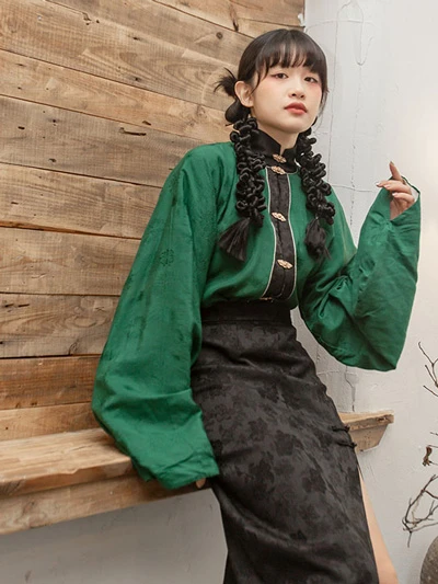 How to Choose Green Hanfu Clothing for Your Spring-5