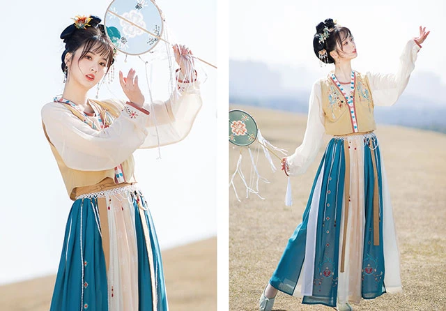 8 Different Styles of Tang Style Hanfu for Girls-28