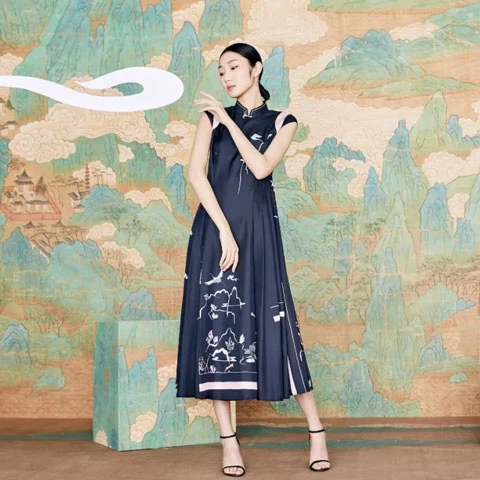 Chinoiserie in Shanghai Fashion Week Spring/Summer 2022-8