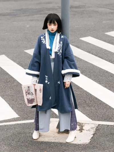 10 Must-have Hanfu Warm Long Beizi for Winter-9