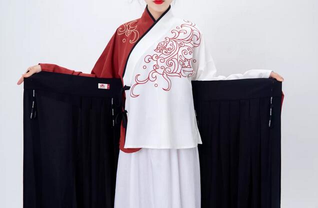 Dressing Course – How To Wear A Cross Collar Hanfu Dress Quickly-6