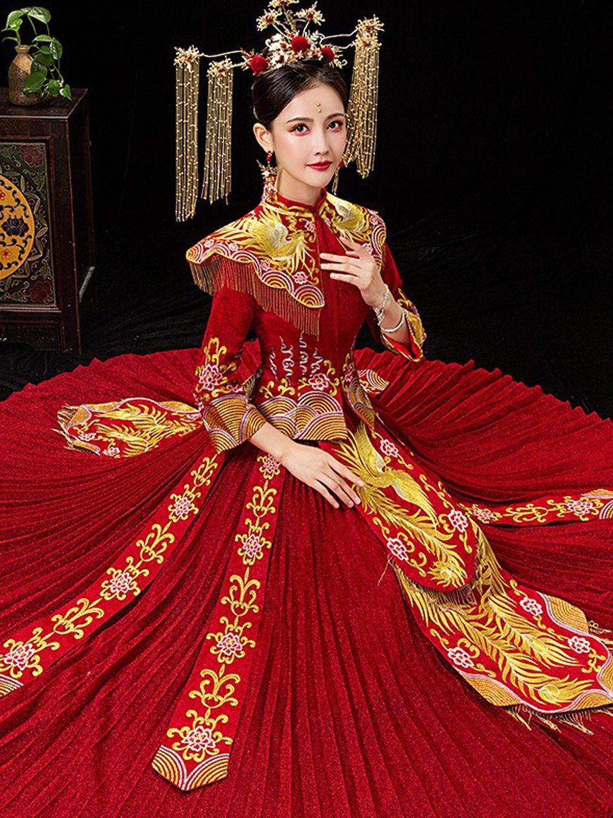 6 Classic Chinese Wedding Dresses-2