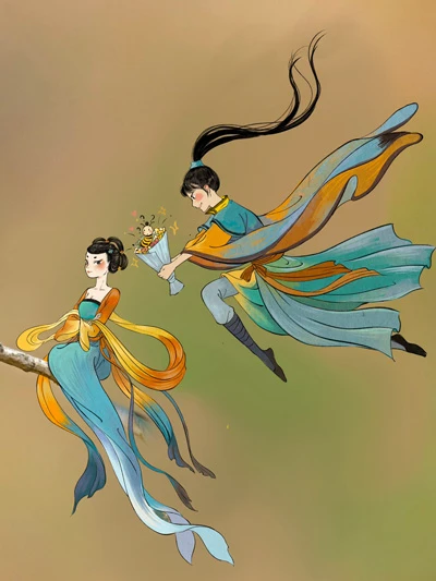 New Chinese Style Illustration - Anything Can Be Anthropomorphized Into Painting-28